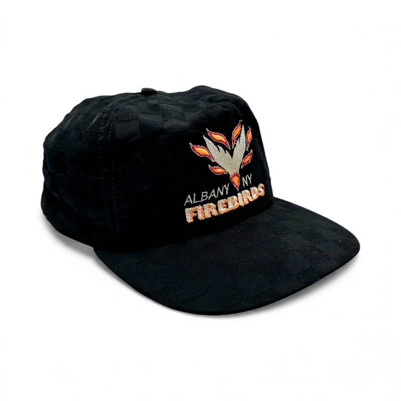 Albany Firebirds Hat (Black Checkerboard)