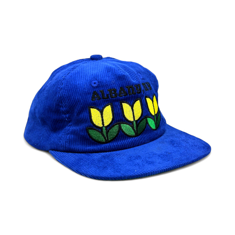 Albany Tulips Corduroy Snapback (Royal Blue)