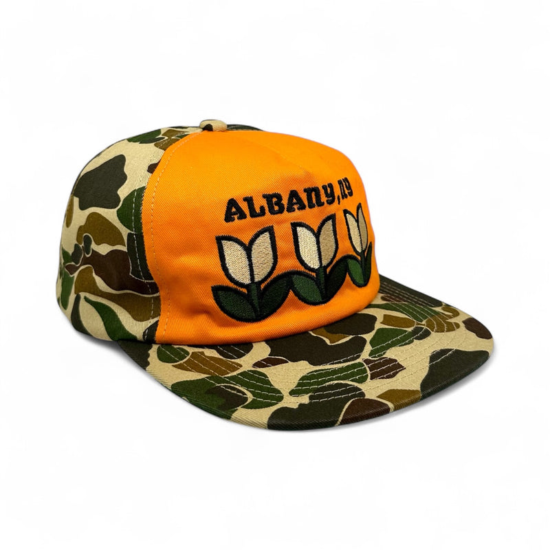 Albany Tulips Cotton Snapback (Duck Camo/Orange)