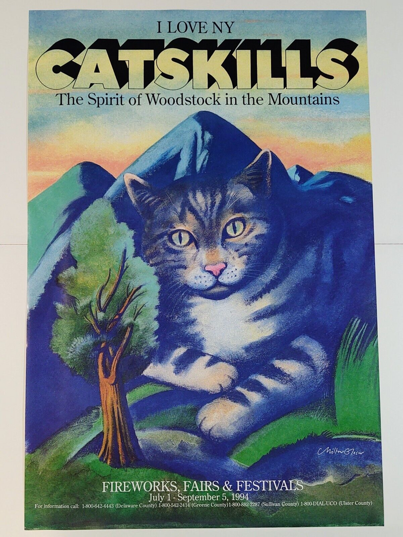 Milton Glaser Catskills Poster