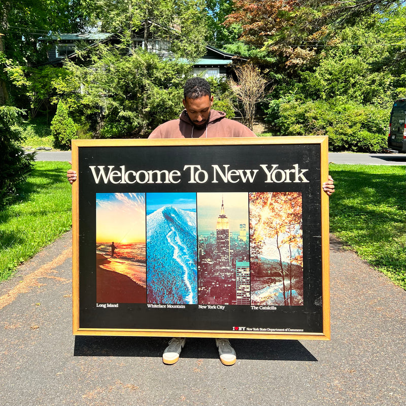 Welcome to NY Framed Poster