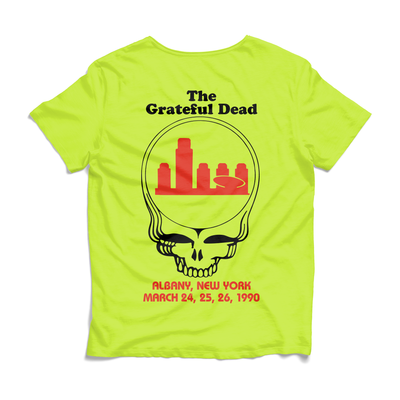 Grateful Dead Albany Tee (Safety Green)