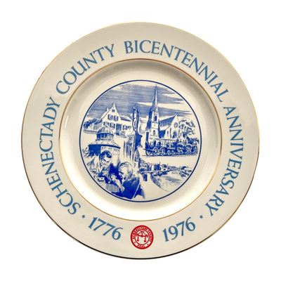 Schenectady County Bicentennial Plate